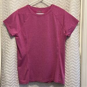 NWOT GSX Gander Mountain Pink Ladies Short Sleeve Athletic Pull Over Tee Large